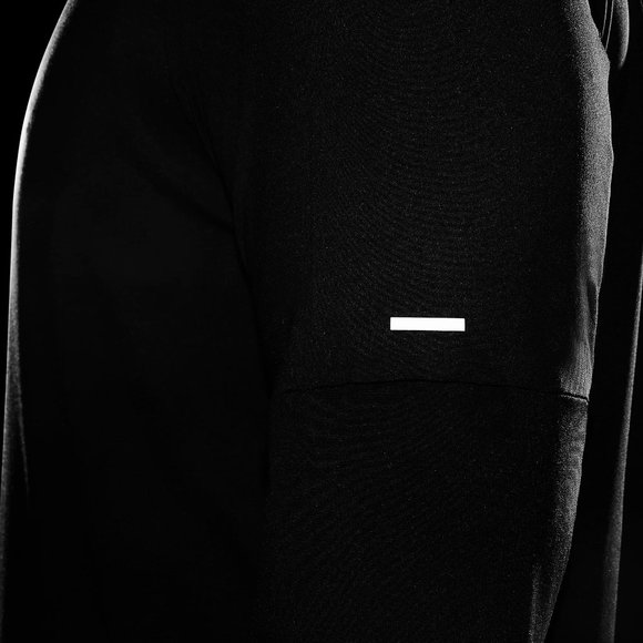 Nike Men's Dri-Fit Element Half Zip Running Pullover Top Black Medium - Picture 9 of 11